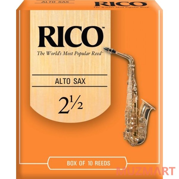 Rico RJA1025 №2,5 Трости для саксофона альт 10 шт.