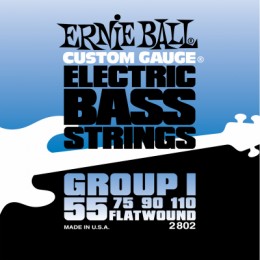 Ernie Ball 2802 Струны для бас-гитары Flat Wound Bass Group I