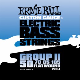 Ernie Ball P02804 FlatWound Group II Комплект струн для бас-гитары