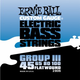 Ernie Ball P02806 FlatWound Group III Комплект струн для бас-гитары