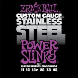 Ernie Ball 2245 Струны для электрогитары Stainless Steel Power Slink