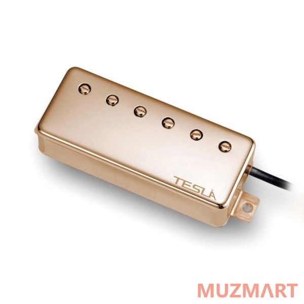 Tesla OPUS-3/GD/NE Neck Звукосниматель, мини, золотая крышка