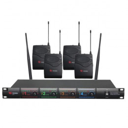 Volta US-4H (716.90/629.40/614.15/524.00) UHF радиосистема с четырьмя головными микрофонами