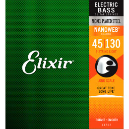 Elixir 14202 NanoWeb Струны для бас-гитары