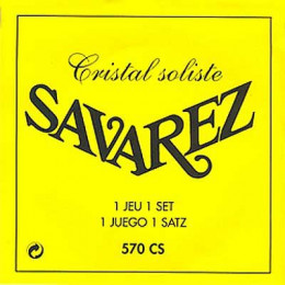 Savarez 570CS Cristal Soliste Yellow high tension Струны для классической гитары