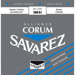Savarez 500AJ Corum Alliance Blue high tension Струны для классической гитары