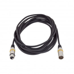 Rockcable RCL30355 D6 Микрофонный кабель XLR(М) - XLR( F) 5м