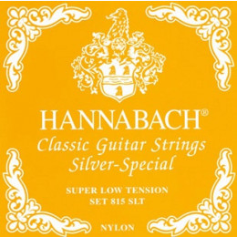Hannabach 815SLT Yellow SILVER SPECIAL Комплект струн для классической гитары