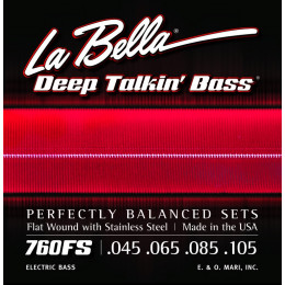 La Bella 760FS Комплект струн для 4-струнной бас-гитары