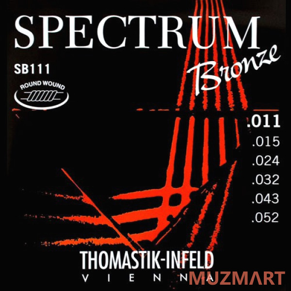 Thomastik SB111 Spectrum Bronze Комплект струн для акустической гитары
