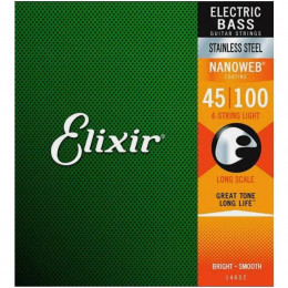 Elixir 14652 NANOWEB Струны для бас-гитары