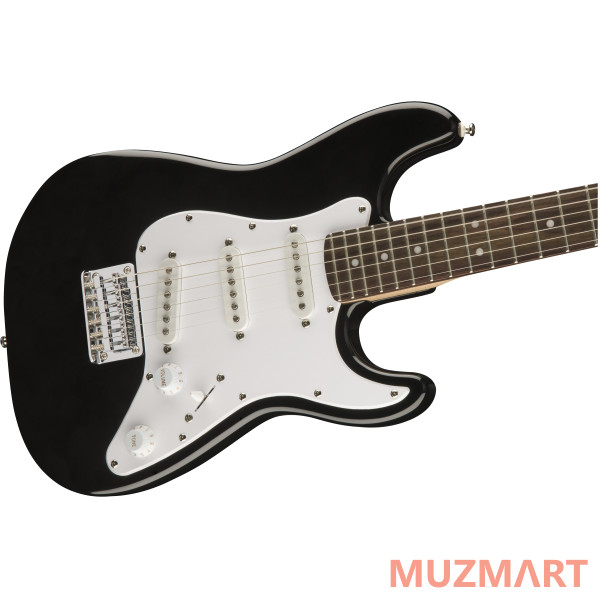 Squier MM Stratocaster Hard Tail Black Электрогитара