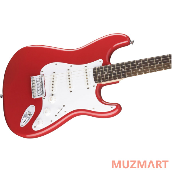 Squier MM Stratocaster Hard Tail Red Электрогитара