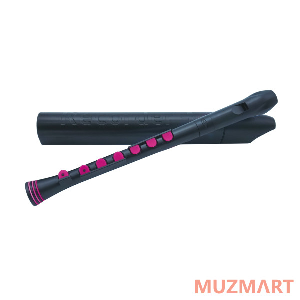 NUVO Recorder+ Black/Pink Блок-флейта сопрано, строй - С, немецкая