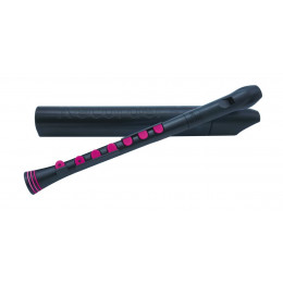 NUVO Recorder+ Black/Pink Блок-флейта сопрано, строй - С, немецкая