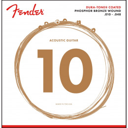 Fender 860XL PHOSPHOR BRONZE COATED 10-48 Струны для акустической гитары 10-48