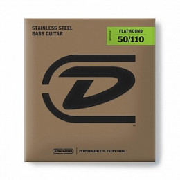 Dunlop DBFS50110 Flatwound Струны для бас-гитары