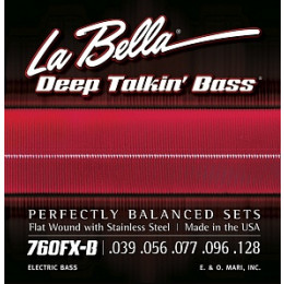 La Bella 760FX-B Deep Talkin' Bass Струны для 5-струнной бас-гитары