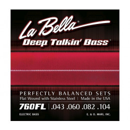 La Bella 760FL Deep Talkin' Bass Струны для бас-гитары
