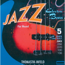 Thomastik JF345 Jazz Flat Wound Комплект струн для бас-гитары
