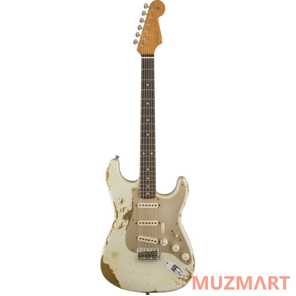 Fender Limited Edition Heavy Relic '59 Roasted Strat, Aged Olympic White электрогитара