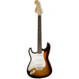 Squier Affinity Stratocaster Left Handed LRL Brown Sunburst Электрогитара левосторонняя