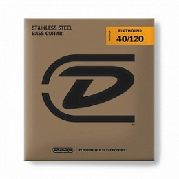 Dunlop DBFS40120 Flatwound Long Scale Комплект струн для 5-струнной бас-гитары