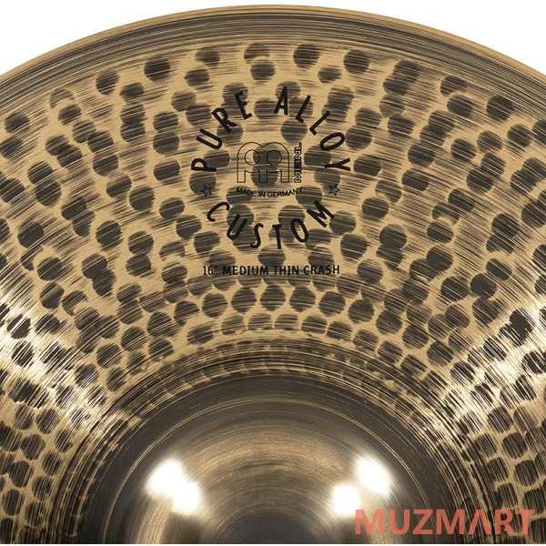 Meinl PAC16MTC Pure Alloy Custom Medium Thin Crash Тарелка 16"