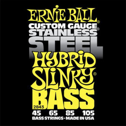 Ernie Ball P02843 Stainless Steel Hybrid Slinky Комплект струн для бас-гитары