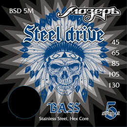 Мозеръ BSD-5M Steel Drive Комплект струн для 5-струнной бас-гитары