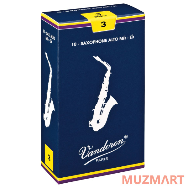 Vandoren Traditional 3.0 10-pack (SR213) Трости для альт-саксофона