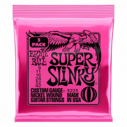 Ernie Ball 3223 Струны для электрогитары, набор из 3х комплектов