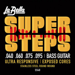 La Bella SS40 Super Steps Комплект струн для бас-гитары