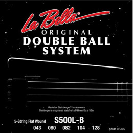 La Bella S500L-B Double Ball Комплект струн для 5-струнной бас-гитары