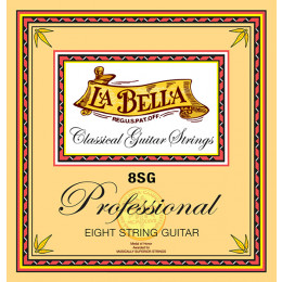 La Bella 8SG Комплект струн для 8-струнной классической гитары