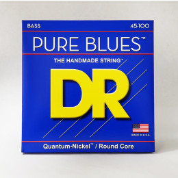 DR PB-45/100 PURE BLUES Струны для бас-гитары