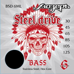 Мозеръ BSD 6ML - Medium-Light Струны для 6-струнной бас-гитары