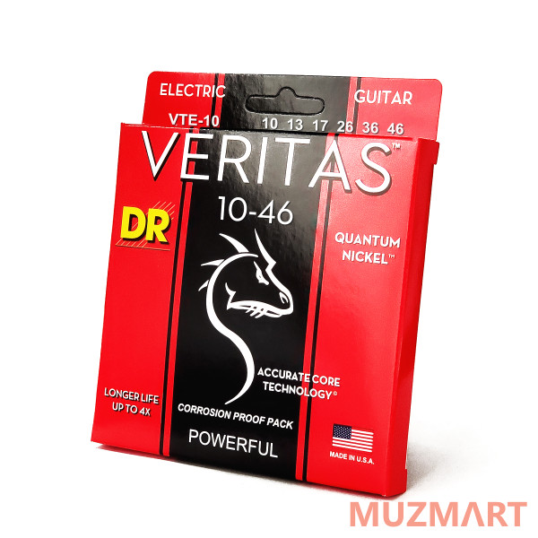 DR VTE-10 VERITAS Струны для электрогитары
