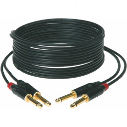 Klotz KMPP0300 KeyMaster Коммутационный кабель, 2xJack 6.35мм 2p-2хJack 6.35мм 2p, 3м