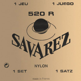 Savarez 520R Carte Rouge Комплект струн для классической гитары, посеребренные, нормальное натяжение.