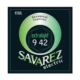 Savarez H50XL Hexagonal Explosion Комплект струн для электрогитары 9-42