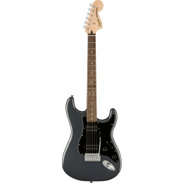Squier Affinity Stratocaster HH LRL Charcoal Frost Metallic Электрогитара