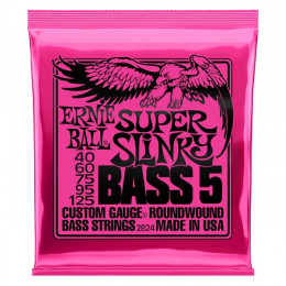 Ernie Ball 2824 Nickel Wound Slinky Super 40-125 Струны для 5 струнной бас-гитары