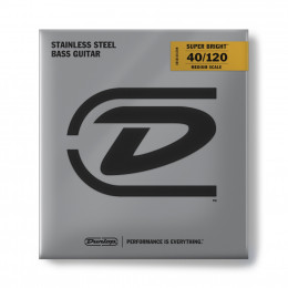 Dunlop DBSBS40120M Super Bright Комплект струн для 5-стр бас-гитары