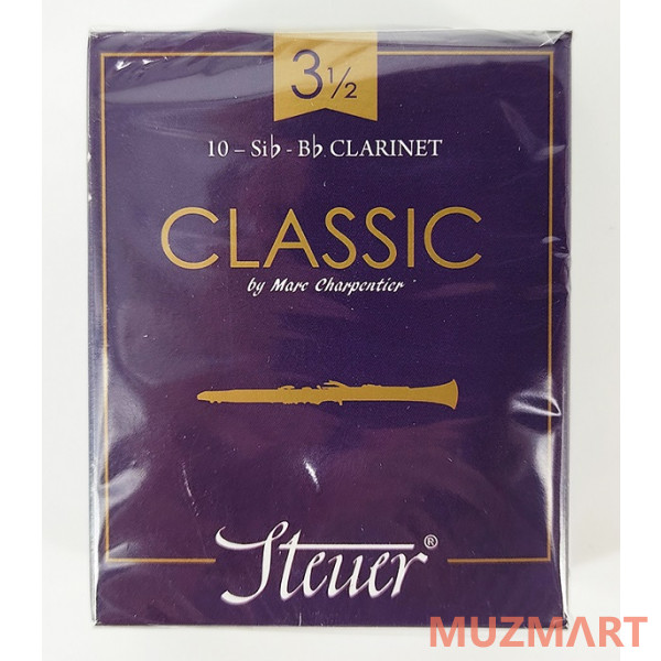 Steuer 470525 Трости CLASSIC № 3,5 для кларнета Bb