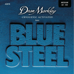 Dean Markley DM2676 Blue Steel Комплект струн для бас-гитары, сталь, 50-105