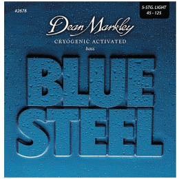 Dean Markley DM2678 Blue Steel Комплект струн для 5-струнной бас-гитары, сталь, 45-125