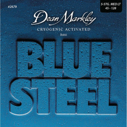 Dean Markley DM2679 Blue Steel Комплект струн для 5-струнной бас-гитары, сталь, 45-128