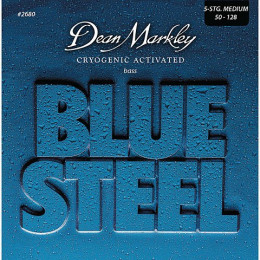 Dean Markley DM2680 Blue Steel Комплект струн для 5-струнной бас-гитары, сталь, 50-128