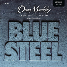 Dean Markley DM2676A Blue Steel NPS Комплект струн для бас-гитары, никелированные, 50-105